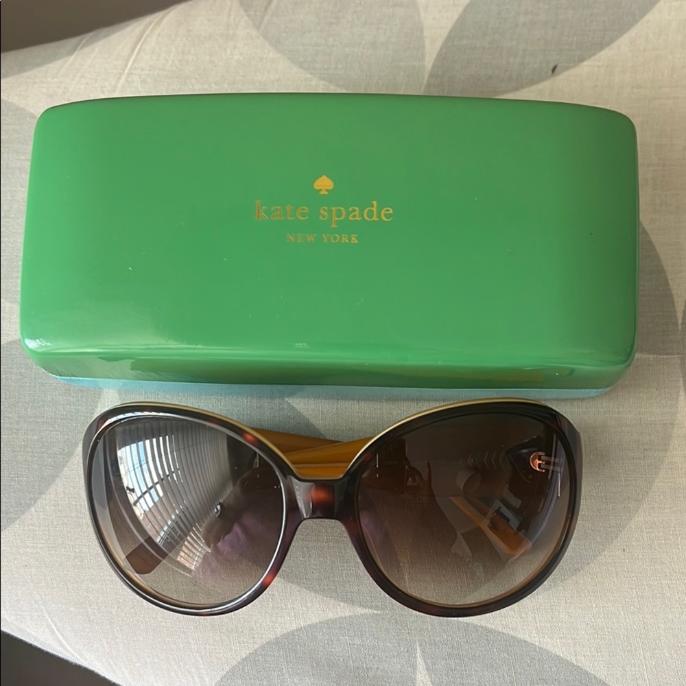 Kate Spade Brown Oversized Sunglasses